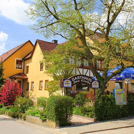 Hotel Gasthaus zur Linde Rothenburg ob der Tauber Exterior foto